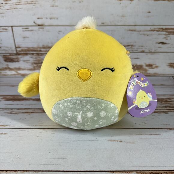 Squishmallows 8" Aimee the Easter Chick – Original Plush, Springtime Favorite - Picture 1 of 3